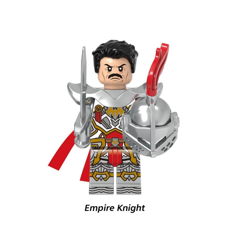 

Дитячий конструктор Іграшка X0348 Середньовічні Лицарі-Тамплієри Імперський Золотий Лицар Бойовий Жрець Фігурка Empire Knight