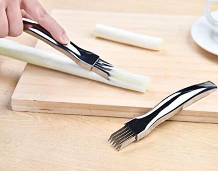 HJ Green Onion Green Onion Stainless Steel Cutter, Sassa,