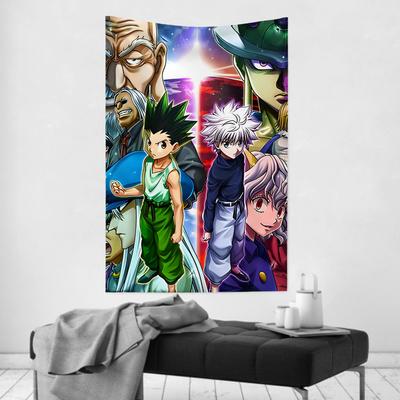 Anime Tapestry Hunter X Hunte Room Decor Wall Cloth Party Hanging Background Soft Aesthetic for Baby Rooms  Home