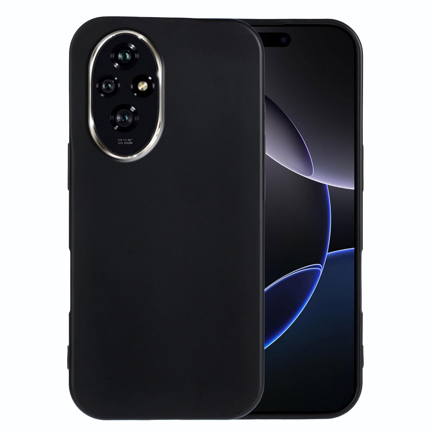 

Для Honor 200 5G чохол з ТПУ М який Матовий Захист від відбитків пальців Задня кришка телефону Black