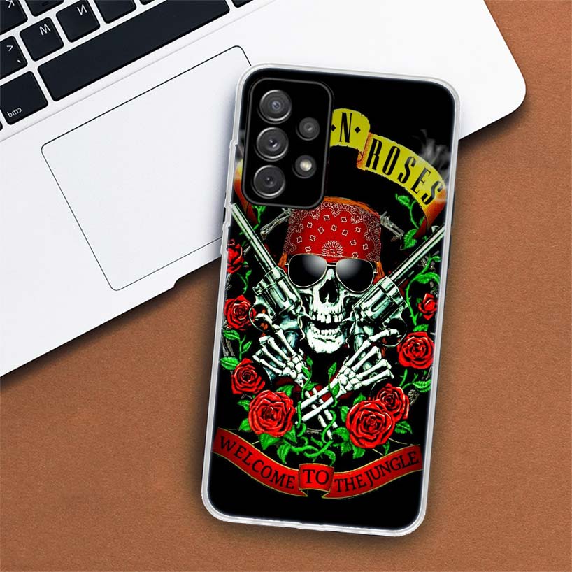 Guns N Roses Good Time Phone Case For Samsung Galaxy A51 A71 A50 A70 A40 A30 A20E A10 A41 A31 A21S A11 A01 A6 A8 + A7 A9 Plus