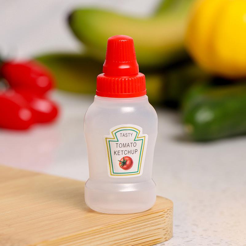 1pcs Mini Bottling Bottle Household Mini Seasoning Bottle Tomato Salad Honey Squeeze Bottle Sauce Bottle