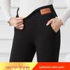 Women's Plus Size Fleece Lined Lambswool Leggings - Thick, Warm Cotton Pants for Autumn/Winter Wear