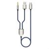 Two-in-one Type-C to USB A 3.5mm Car Stereo Aux Headphone Cable 2 in 1 Connection Wire Line for USB C PhonesTablets