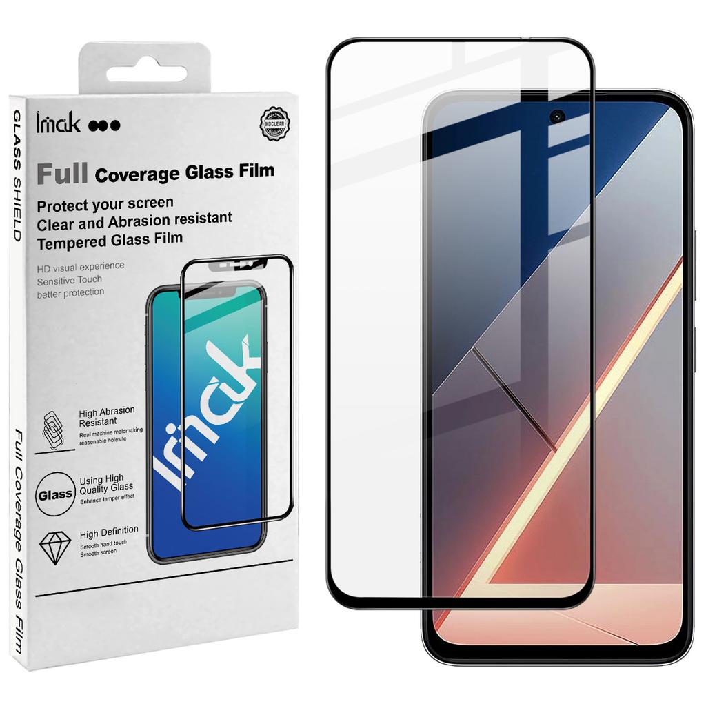 For POCO M7 4G (169mm) Glass IMAK Full Coverage Tempered Glass Film Pro+ Series 169mm