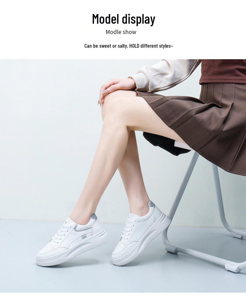 2024 Women's Breathable White Casual Sneakers