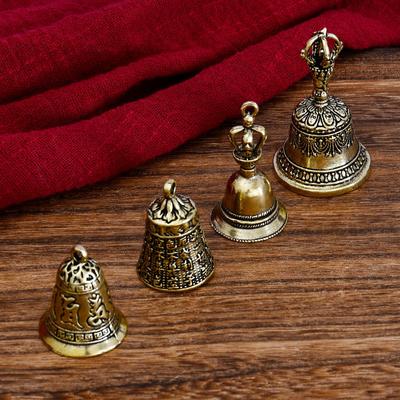 Messing Handwerk Druckguss Tropfenglocke Schlüssel Auto Knopf Windspiel Tibetische Bronze Glocke Kreatives Geschenk Heimdekorationszubehör