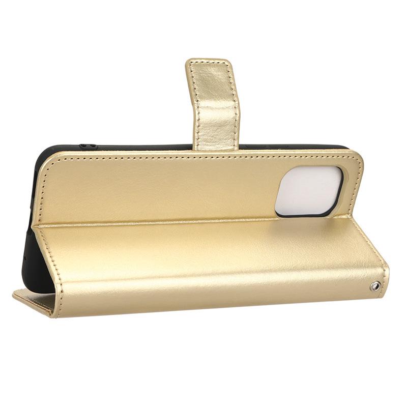 Umi C2 & Umidigi C1 Max Leather Flip Case: Crazy Horse Pattern, Card Slot, Lanyard.