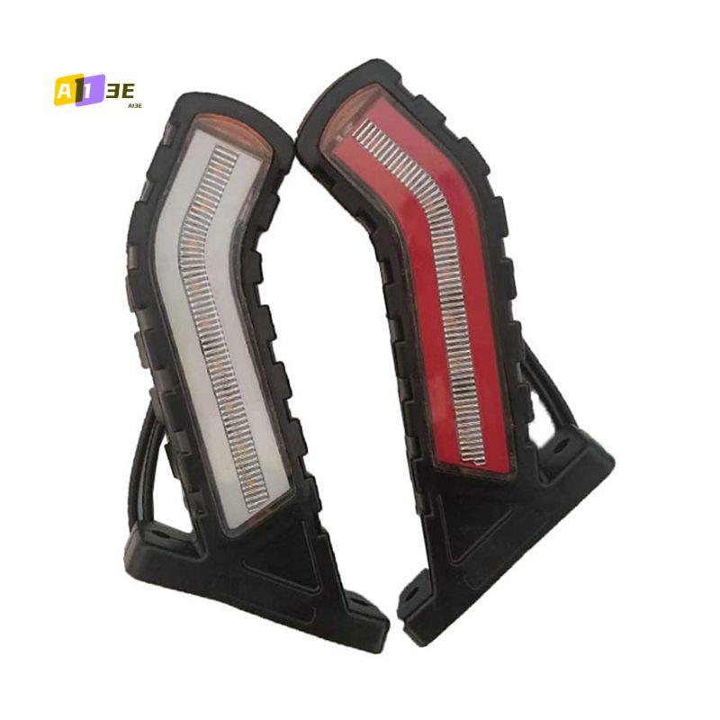 A03E-Truck Side Lights Waterproof Trailer LED Lighting Neon Stalk Side Marker Lamp 24V, 2Pcs