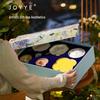 JOYYE Artistic Ceramic Tea & Lamp Gift Set
