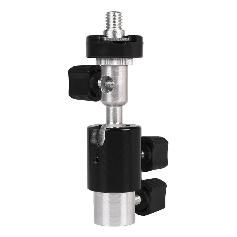 Tripod Light Stand Adapter with Hot Shoe Mount and Umbrella Holder for Camera Accessories