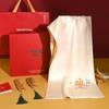 Hangsilu Mulberry Silk Suzhou Embroidery Scarf & Ruyi Comb Gift Set
