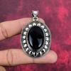 Schwarzer Onyx Schmuck, 925 Sterling Silber Anhänger, handgefertigter Edelsteinschmuck, Geschenke für die Frau, brandneuer Anhänger