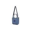 New MLB Artificial Leather Tote Basket Bag, Handbag, Shoulder Bag, Crossbody Bag Regular Unisex Denim Blue 3AORS884N-50INS-INDIGO