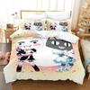 Cute Inoue Toro Bedding Set Single Twin Full Queen King Size Bed Set Adult Kid Bedroom Duvet Cover Sets 3D Anime Bed Sheet Set