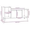 VidaXL TV Stand Sonoma Grey 100x35x55 Cm Engineered Wood 821186