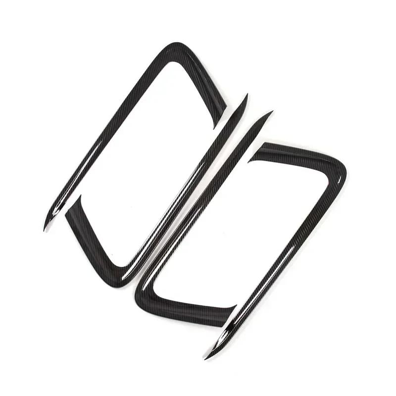 

For Rivian R1T 2022-2025 ABS Carbon Fiber Car Inner Door Panel Cover Trim Interior Car Accessories