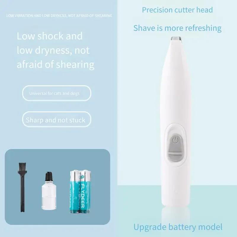 1pc Adjustable Blade Dog Cat Shaver Anti Slip Silent Grooming Tool for Thick Fur Professional Pet Paw Trimmer Claw Trimmer