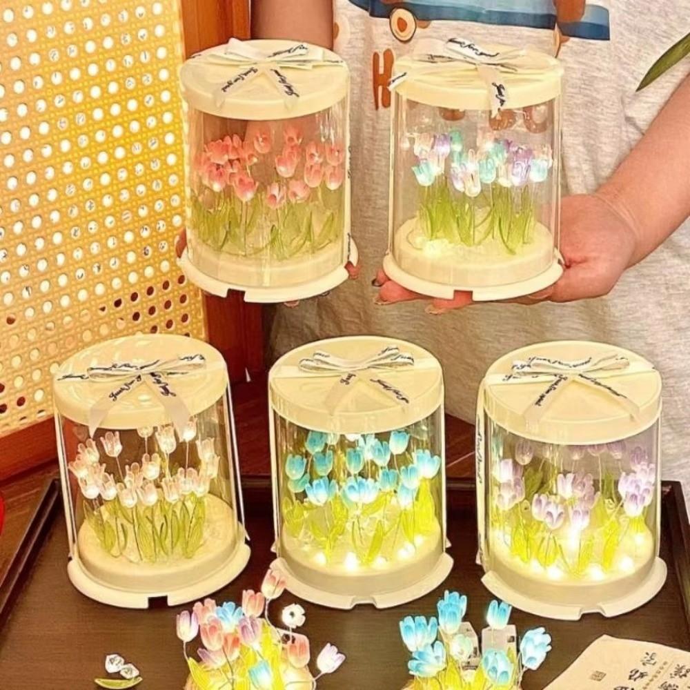 Unfinished Products Tulip Night Light Kits Small Night Lamp Tulip Light Kits Bedroom