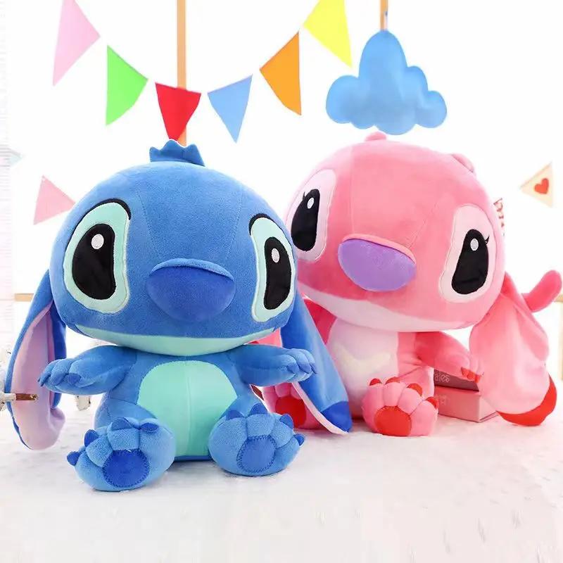 Blue Cartoon Plush Doll Toy Cute Angel Shape Birthday Gift
