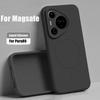 Liquid Silicone Soft Magnetic Case For Huawei Pura 80 70 Ultra P60 P50 Mate 70 60 Pro Plus For Magsafe Shockproof Matte Cover