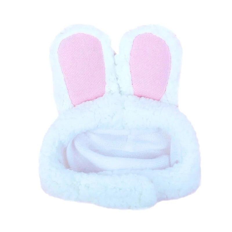 

Головной убор в виде кошки и кролика, плюшевый мишка-собака, превращенный в головной убор, уши кота и кролика Гарфилда, знаменитая в Интернете шляпа для домашних животных белый