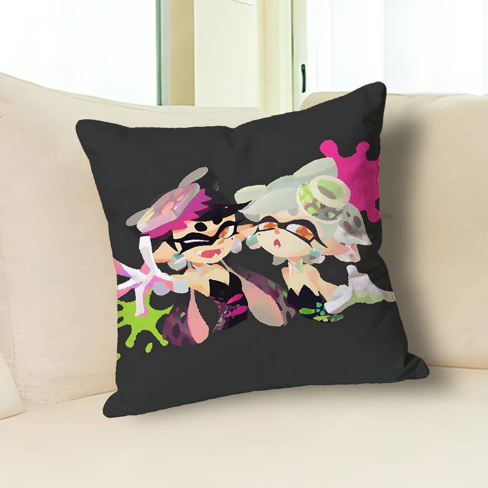 H-Houzuki Marie Octoling Game Pillow Cases for Bedroom Living Room Sofa Home Decor Polyester Cushion Cover with Zipper
