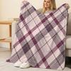 Checkered Flannel Blanket: Soft Cozy Warm Throw for Home, Sofa, Halloween & Christmas Use