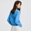 Navigare Women's Solid Color Crew Neck Knit Cardigan