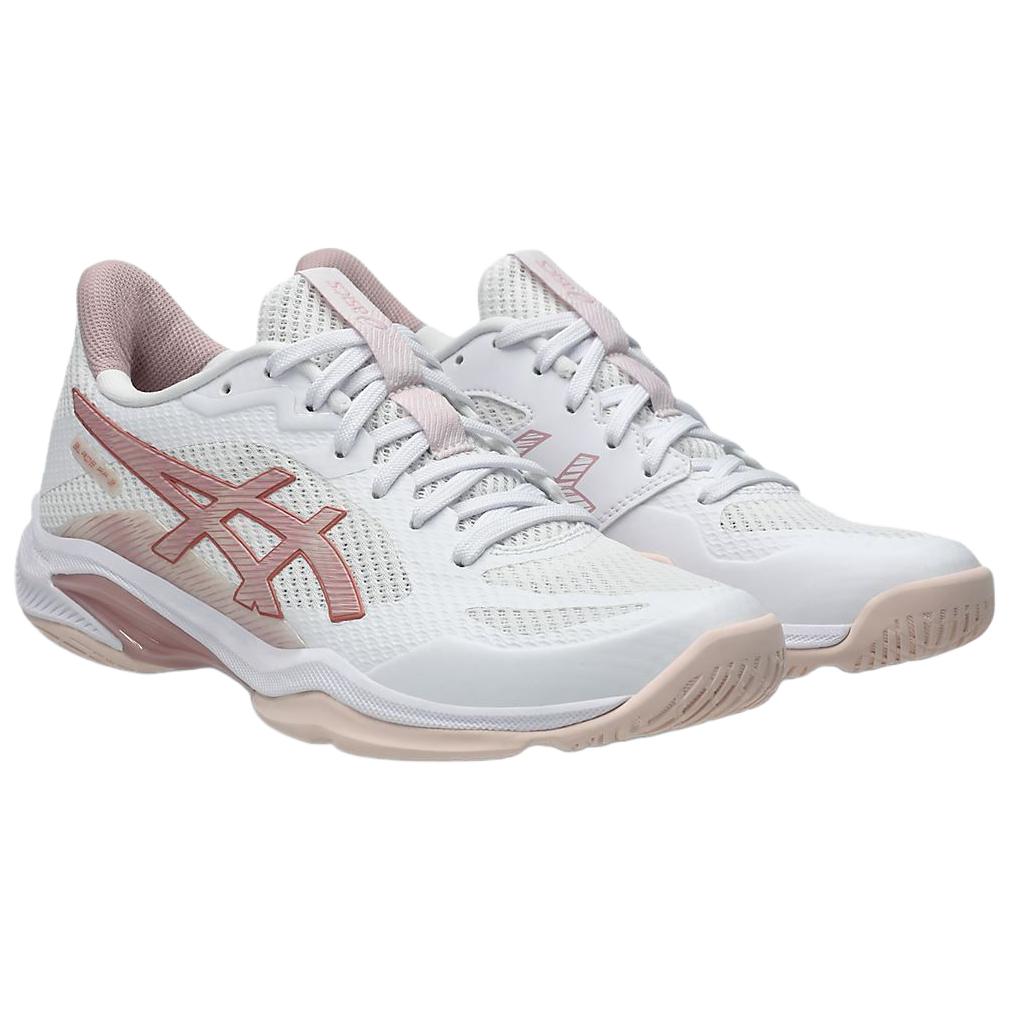 Asics Blade FF 2 Comfortable Fit Breathable Support Badminton Shoes Women Shoes White Beige Pink 1072A120-102