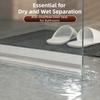 3m TPE Glass Door Seal Strip Transparent Frameless Glass Door Seal Shower Sweep  Glass Door Panel