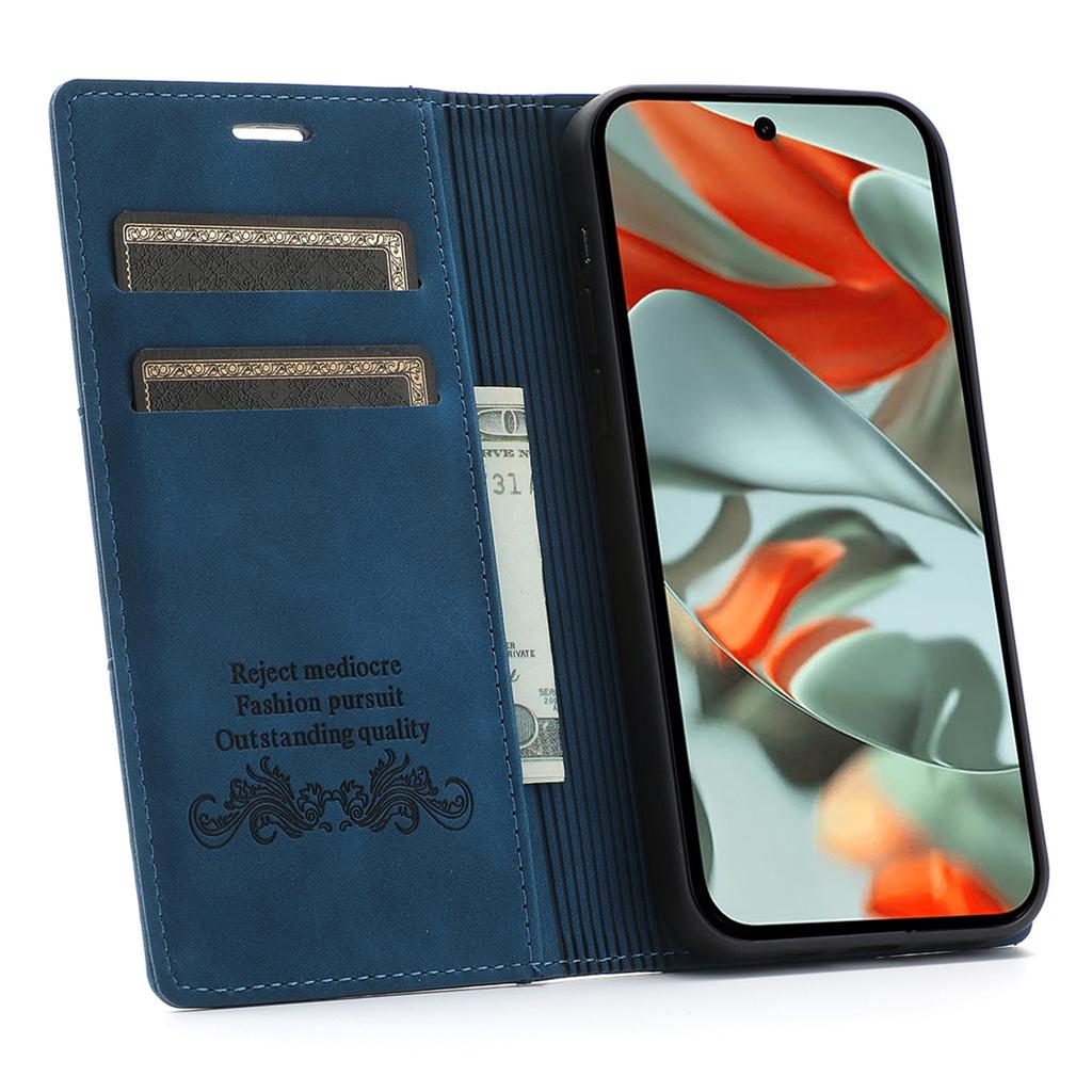 For Google Pixel 9 Pro XL Wallet Case Magnetic Closing Leather Phone Cover