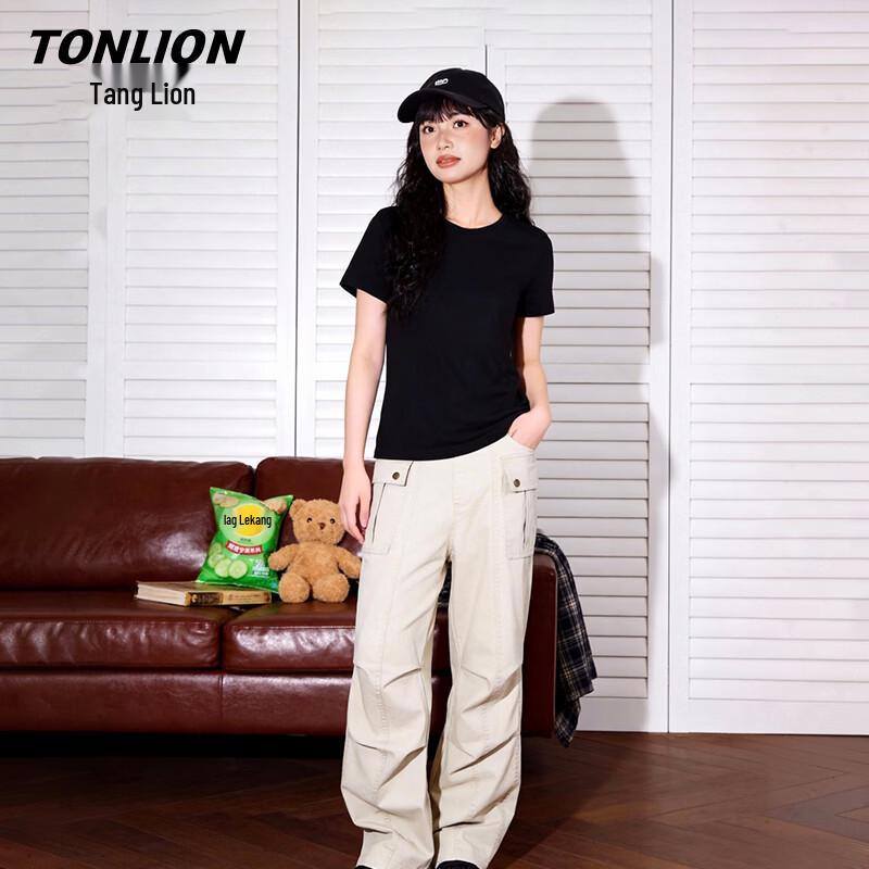 

TonLion Women s Breathable Cool Short Sleeve Slim Fit T-shirt L