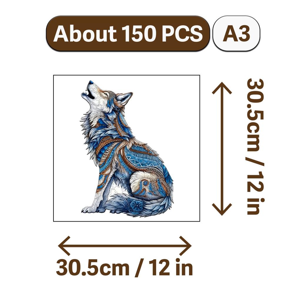 The Owl and Animals Theme Wooden Jigsaw Puzzle Wood Home Decor Painting Christmas and Halloween Gift Toy for Teen and Kid