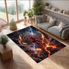Tappeto in Flanella Stampato Manchester United Antiscivolo Morbido Poliestere Tappeto per Pavimento Tappetino Decorativo per Interni per Camera da Letto Soggiorno Divano