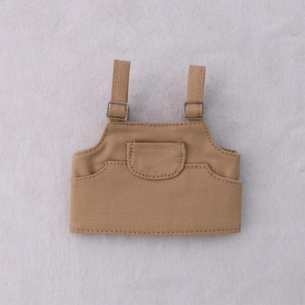 For 17cm Labubu Doll Clothes Fashion Clothes Shoulder Strap Skirt Doll Clothes Color Match Shorts Dolls Accessories Cute Decoration Little Clothes