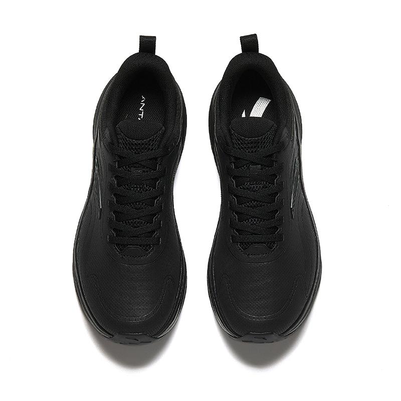 Anta Rouchun Pro Non-Slip Shock Absorbing Durable Comfortable Running Shoes Men Sneakers Basic-Black 112545506R-14
