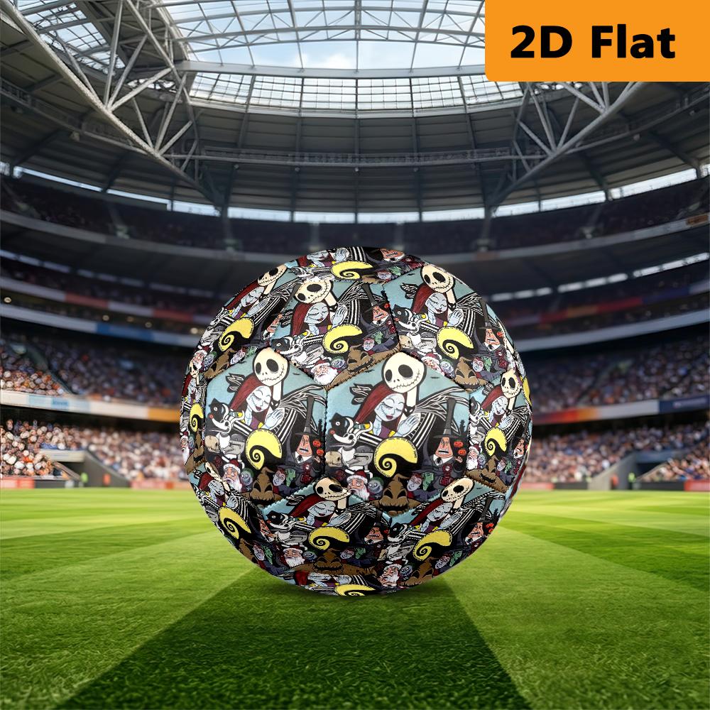 Nightmare Before Christmas Character Print Football Suitable For Both Training And Competition Wearresistant And Slipresistant
