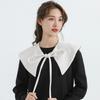 White Big Lapel Fake Collar for Girls Shirt Detachable Collars Lapel Blouse Top False Collar Women Shirt Neckwear Accessory
