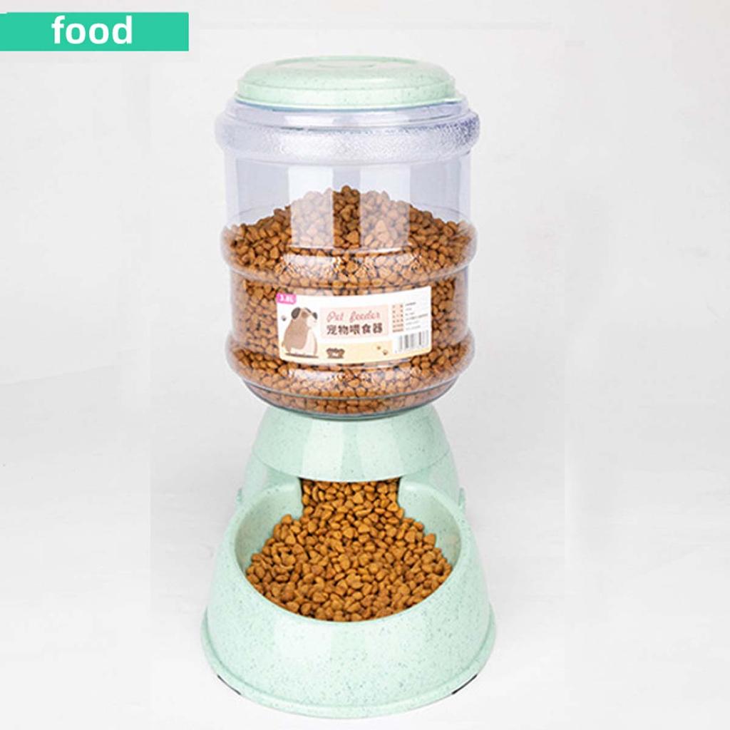 Automatic Pet Feeder 3.8L Large Capacity Pet Feeder and Water Dispenser Plastic Water Bottle Pet Supplies Bowl For Cats And Dogs