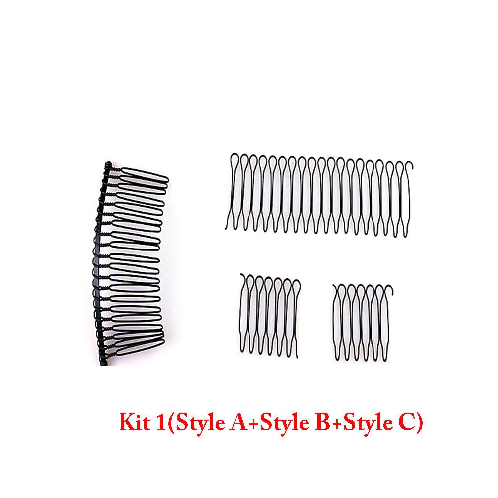 

Material Baby Hair Tame U Shape Hair Finishing Fixer Comb Hairstyle Fixed Hair Finishing Clip Kit 1(Style A&B&C)