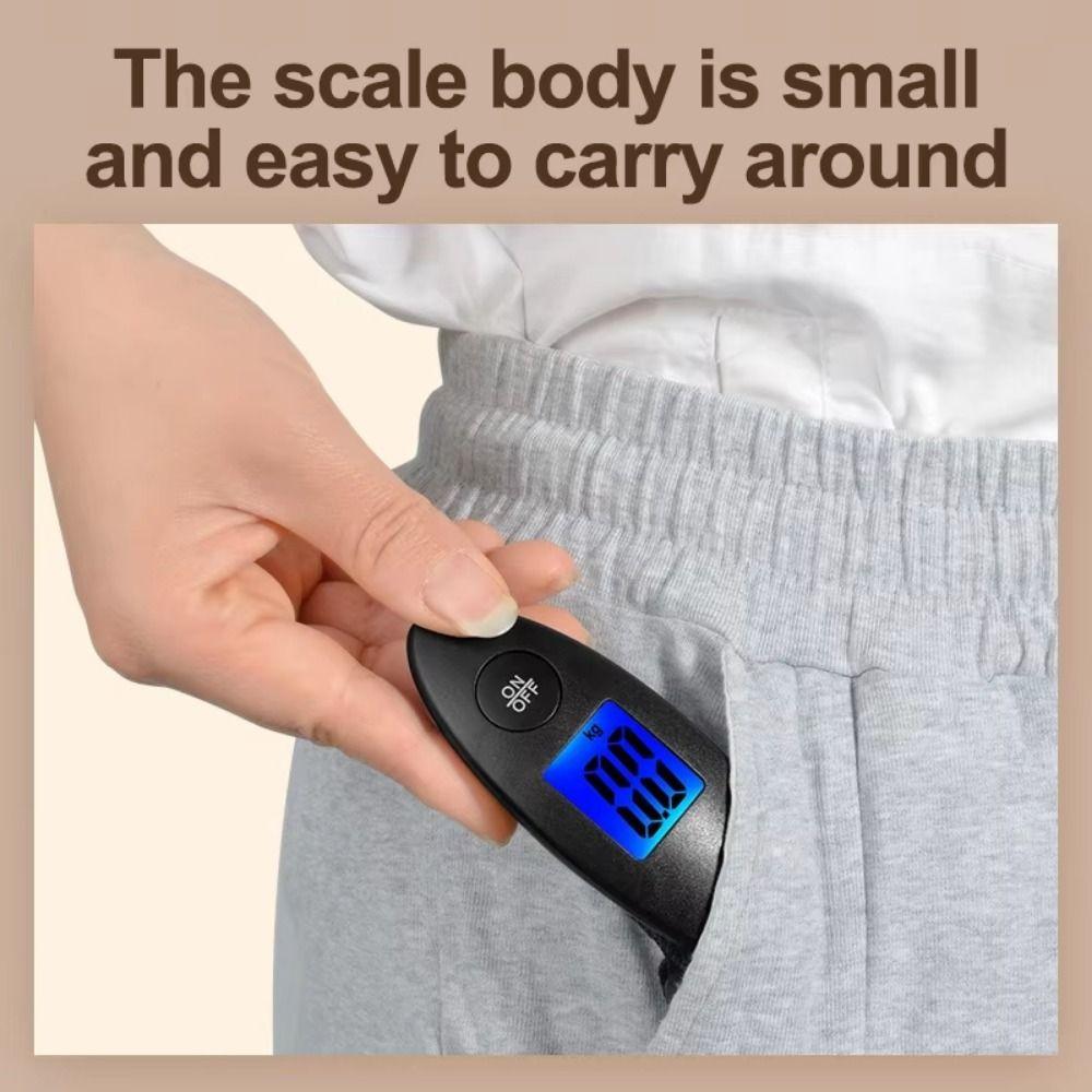 kg/Ib Mini Suitcase Scale Portable Travel Weighing Scale Electronic Luggage Scale  Travel Use
