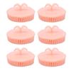 10pcs Resin Scalp Massager Scrubber Men Women Wet Dry Dandruff Removal Shampoo Brush for Hair Care