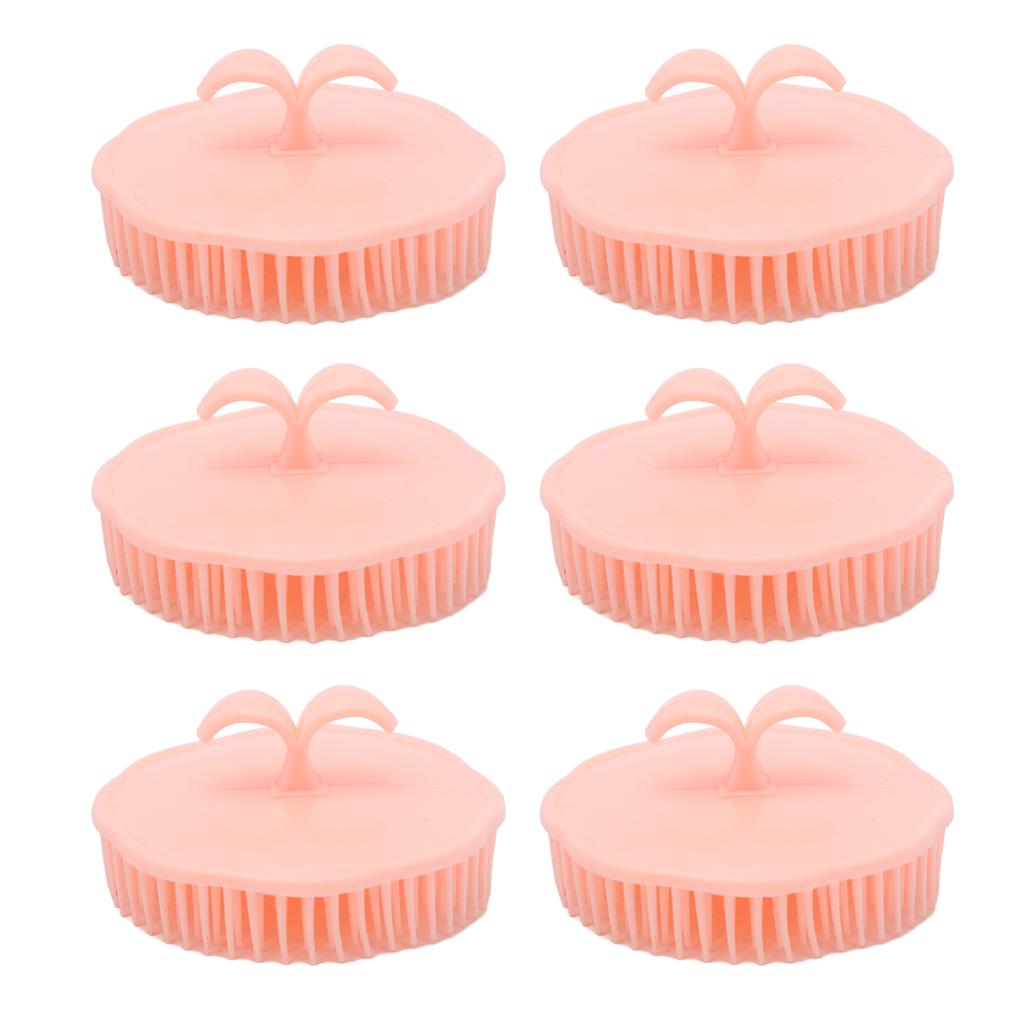 10pcs Resin Scalp Massager Scrubber Men Women Wet Dry Dandruff Removal Shampoo Brush for Hair Care