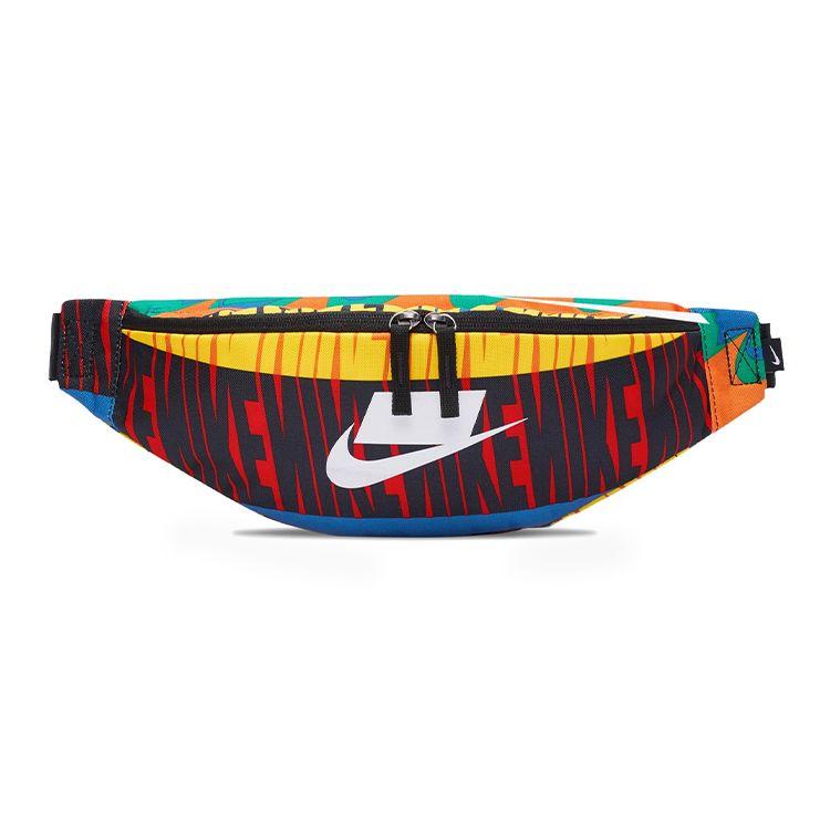 

Nike Zippered Fabric Crossbody Waist Bag Unisex Bags Colorful BA6332-010 Multicolor
