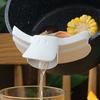 Anti-spill Cookware Pots and Pans Rounded Edge Deflector Duckbill Liquid Deflector Spout Soup Pourer Kitchen Gadgets