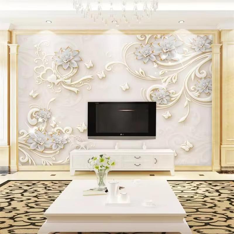 Tapet Mural 3d Model European 3d Relief Fond Tapet
