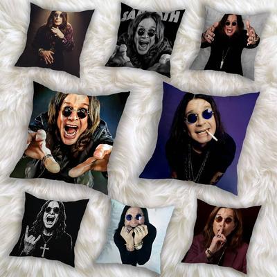 Hot Band O-Ozzy OsbourneS Pillow Case Sofa Living Room Bedroom Headboard Backrest Cushion Square Cushion Nap Time