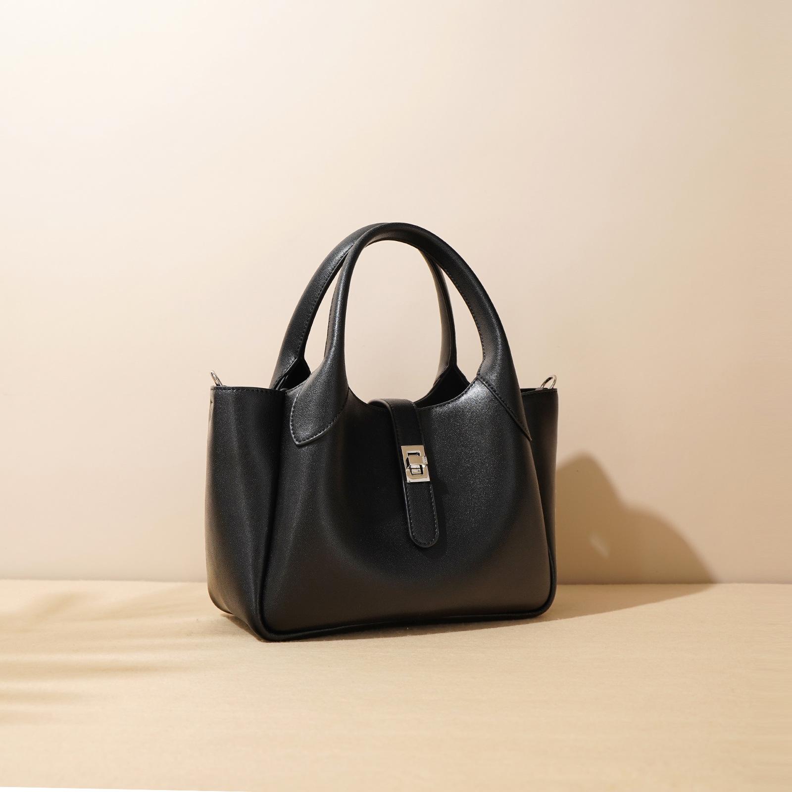 

Новая портативная сумка из коровьей кожи, женская на плечо, кроссбоди, подмышечная сумка чёрный