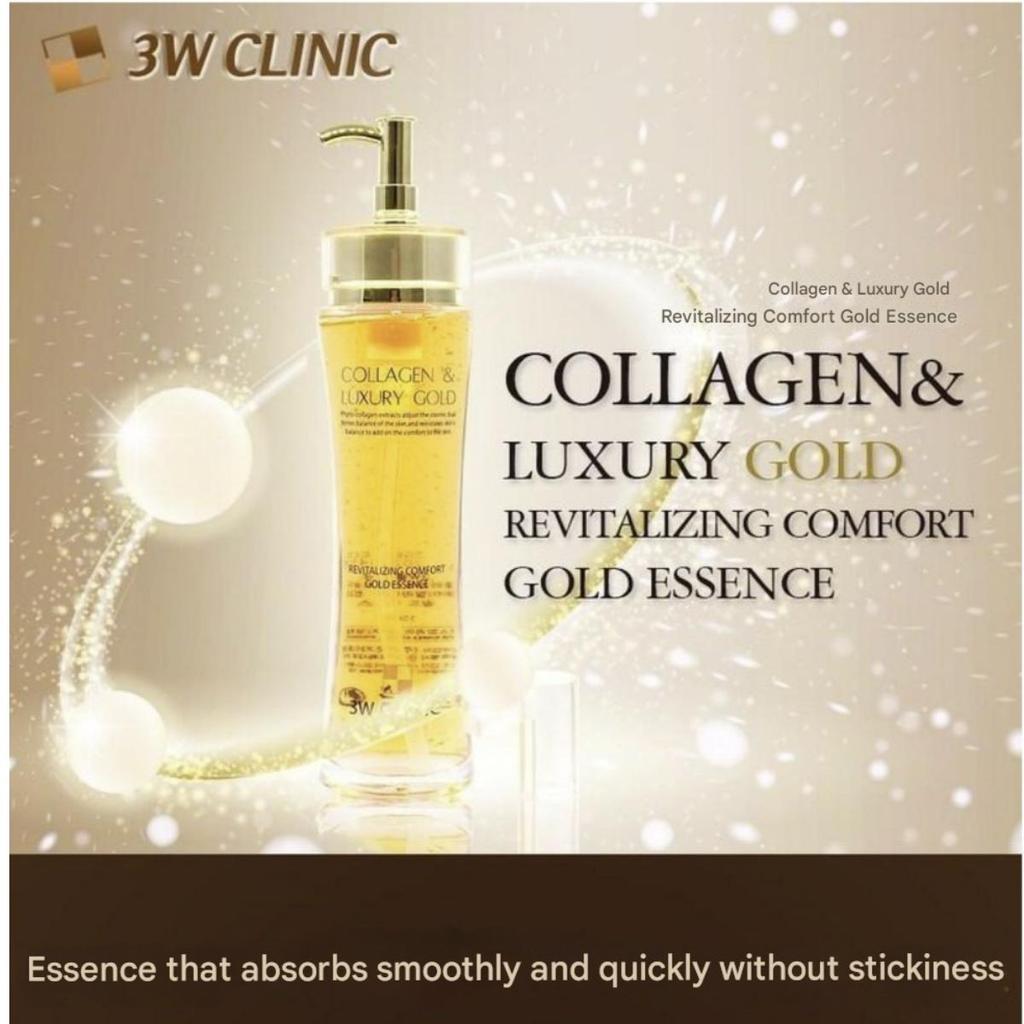 3w Clinic Collagen & Luxury Gold Revitalizing Comfort Gold Essence 150ml